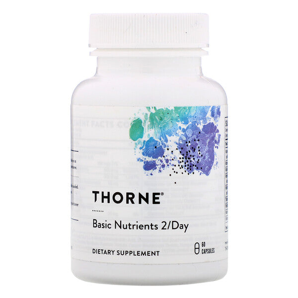 Thorne Research, Basic Nutrients 2/Day, 60 Capsules