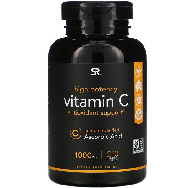 Sports Research, Vitamin C, 1,000 mg, 240 Veggie Capsules