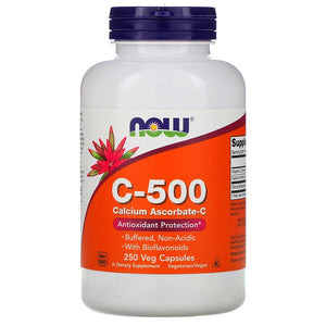 Now Foods, C-500, Calcium Ascorbate-C, 250 Capsules