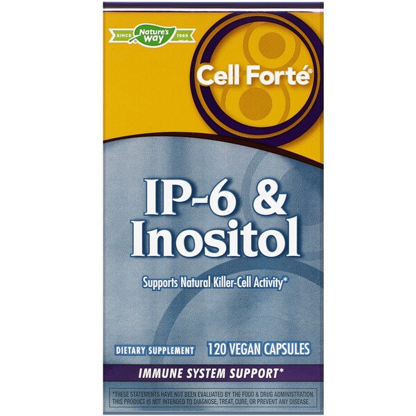 Nature's Way, Cell Forté, IP-6 & Inositol, 120 Vegan Capsules