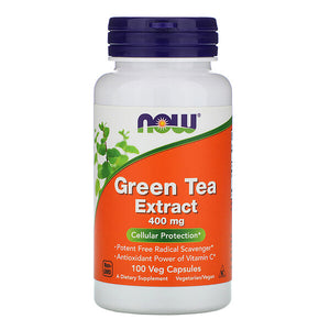 Now Foods, Green Tea Extract, 400 mg, 100 Veg Capsules