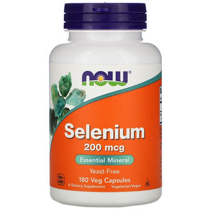 Now Foods, Selenium, 200 mcg, 180 Veg Capsules