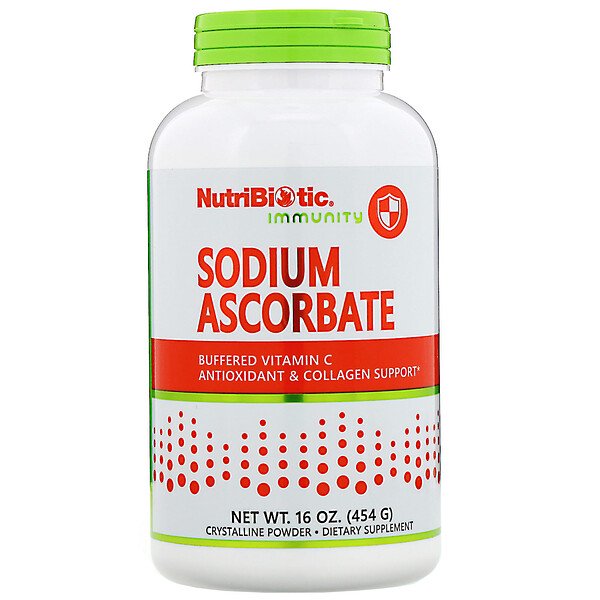 NutriBiotic, Immunity, Sodium Ascorbate, Crystalline Powder, 16 oz (454 g)