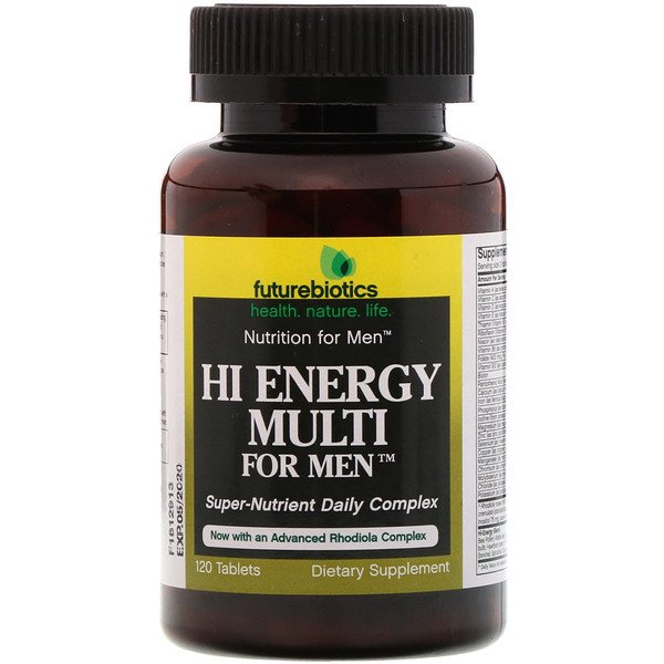 FutureBiotics, Hi Energy Multi, For Men, 120 Tablets