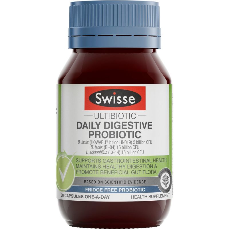 Swisse Ultibiotic Daily Digestive Probiotic 30pcs