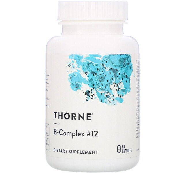 Thorne Research, B-Complex #12, 60 Capsules