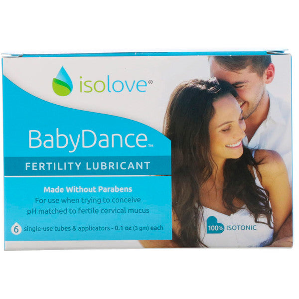 Fairhaven Health, Isolove, BabyDance Fertility Lubricant, 6 Single-Use Tubes & Applicators, 0.1 oz (3 g) Each