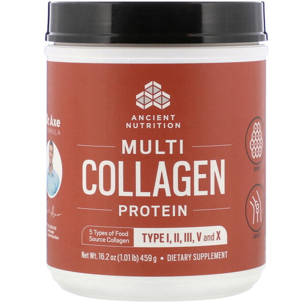 Dr. Axe / Ancient Nutrition, Multi Collagen Protein, 1.01 lb (459 g)