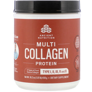 Dr. Axe / Ancient Nutrition, Multi Collagen Protein, 1.01 lb (459 g)
