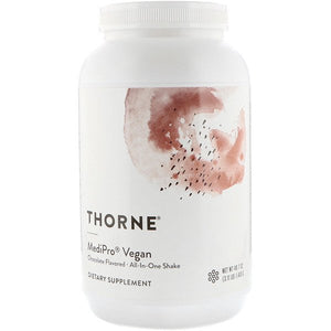 Thorne Research, MediPro Vegan, All-In-One Shake, Chocolate Favored, 49.7 oz (1,410 g)