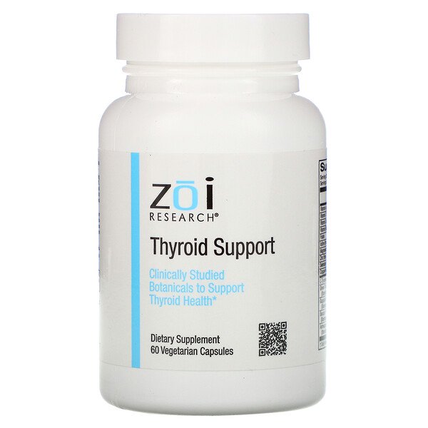 ZOI Research, Thyroid Support, 60 Vegetarian Capsules