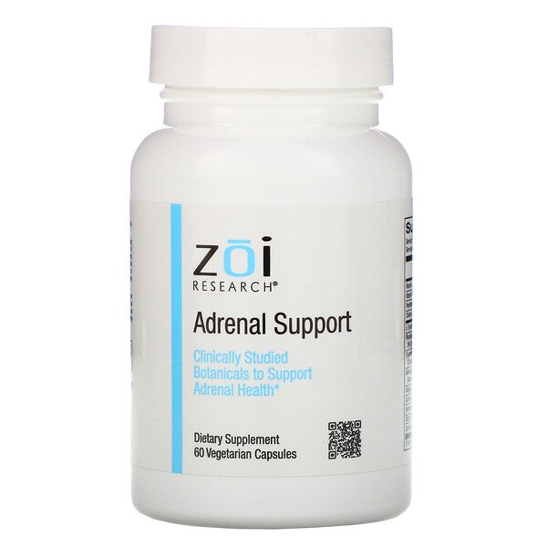 ZOI Research, Adrenal Support, 60 Vegetarian Capsules