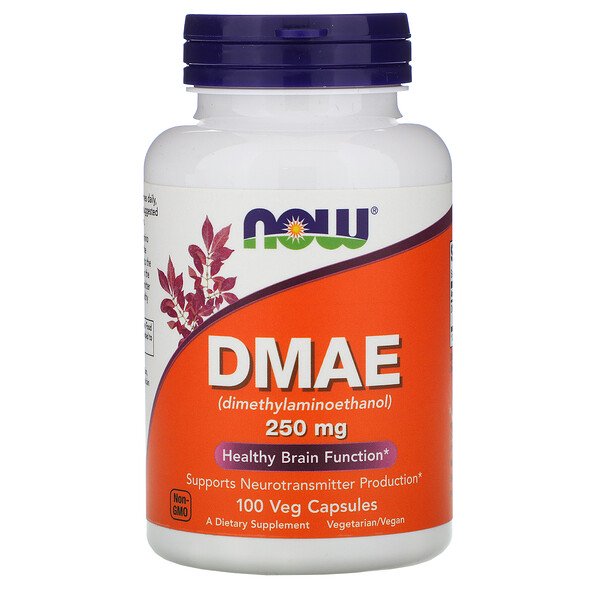 Now Foods, DMAE, 250 mg, 100 Veg Capsules