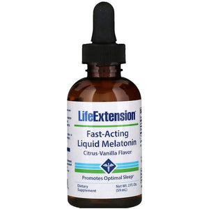 Life Extension, Fast-Acting Liquid Melatonin, Citrus-Vanilla Flavor, 2 fl oz (59 ml)