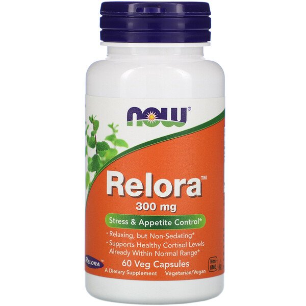 Now Foods, Relora, 300 mg, 60 Veg Capsules