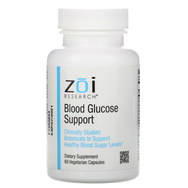 ZOI Research, Blood Glucose Support, 60 Vegetarian Capsules