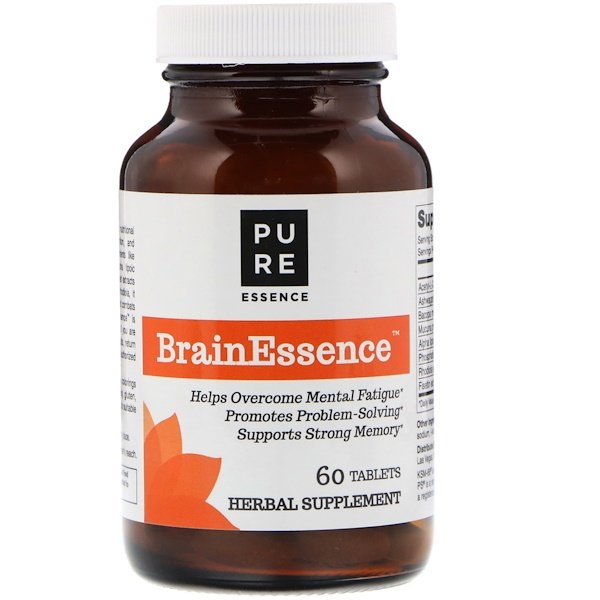 Pure Essence, BrainEssence, 60 Tablets