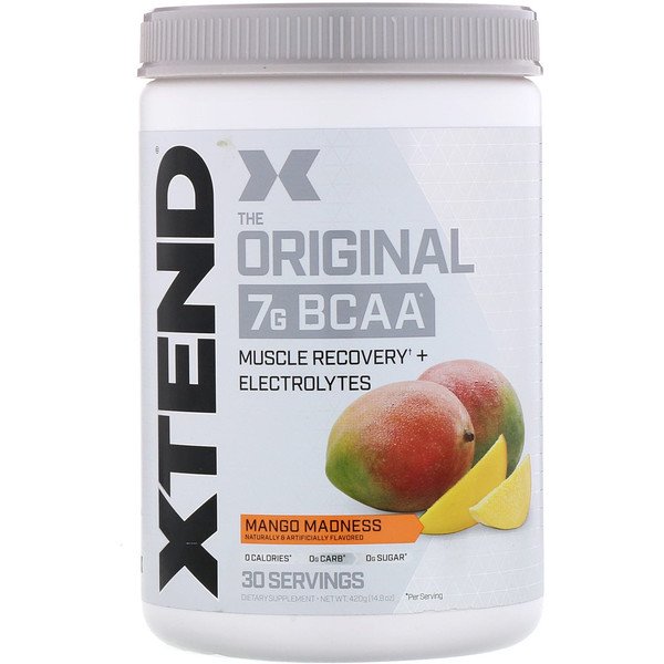 Scivation, Xtend, The Original 7G BCAA, Mango Madness, 14.8 oz (420 g)