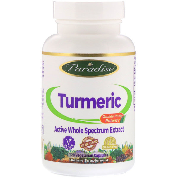 Paradise Herbs, Turmeric, 120 Vegetarian Capsules