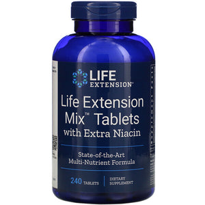 Life Extension, Life Extension Mix Tablets with Extra Niacin, 240 Tablets