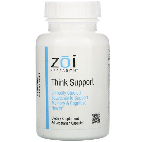 ZOI Research, Think Support, 60 Vegetarian Capsules