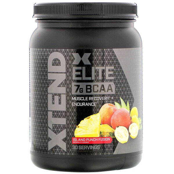 Scivation, Xtend Elite, 7G BCAA, Island Punch Fusion, 1.19 lb (540 g)