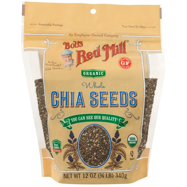 Bob's Red Mill, Organic Whole Chia Seeds, 12 oz (340 g)
