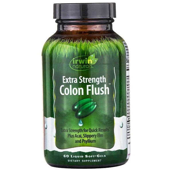 Irwin Naturals, Colon Flush, Extra Strength, 60 Liquid Soft-Gels