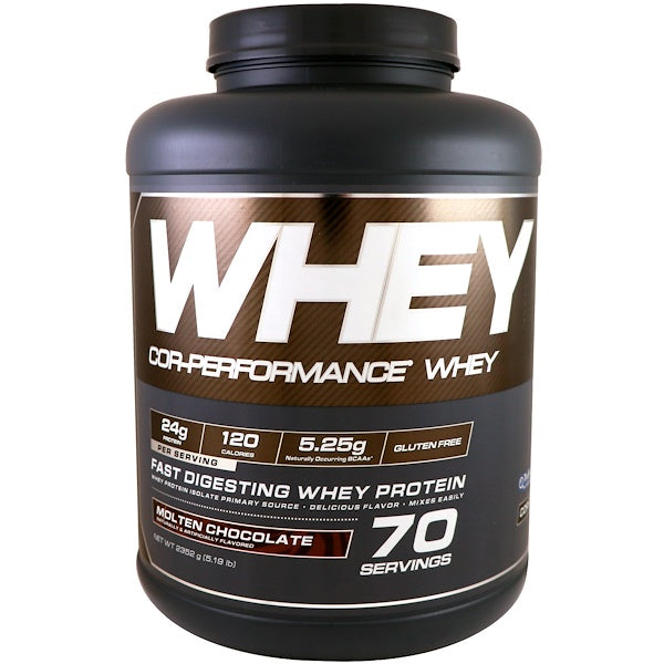 Cellucor, Cor-Performance Whey, Molten Chocolate, 5.19 lb (2352 g)