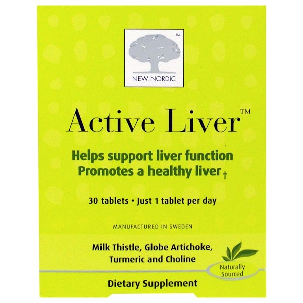 New Nordic, Active Liver, 30 Tablets