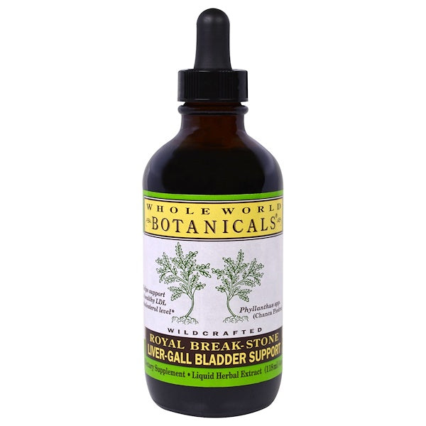 Whole World Botanicals, Royal Break-Stone, Liver-Gall Bladder Support, 4 oz (118 ml)