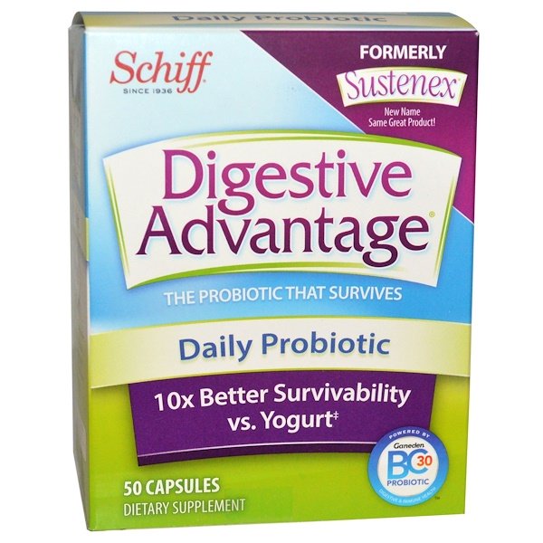 Schiff, Digestive Advantage, Daily Probiotic, 50 Capsules