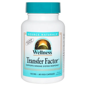 Source Naturals, Wellness Transfer Factor, 125 mg, 60 Vegi Capsules