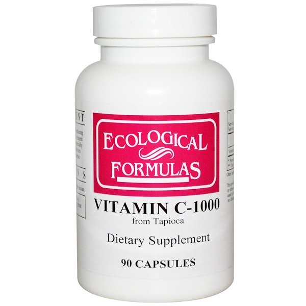 Ecological Formulas, Vitamin C-1000, 90 Capsules