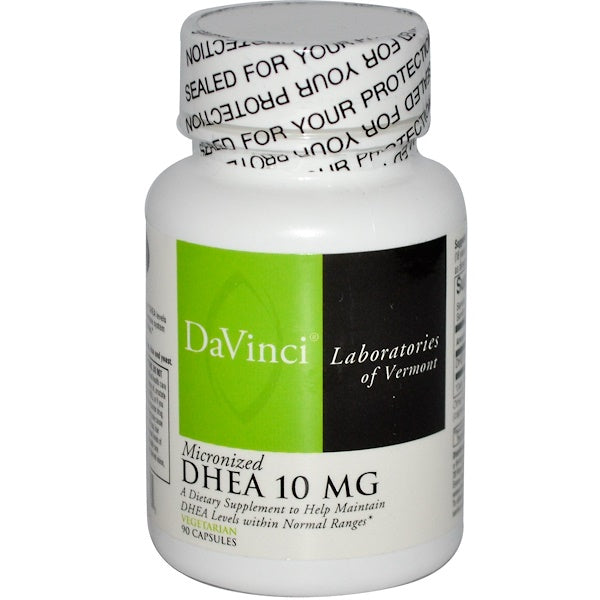 DaVinci Laboratories of Vermont, Micronized DHEA, 10 mg, 90 Capsules