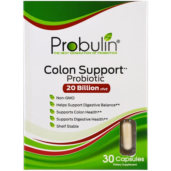 Probulin, Colon Support, Probiotic, 30 Capsules