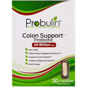 Probulin, Colon Support, Probiotic, 30 Capsules