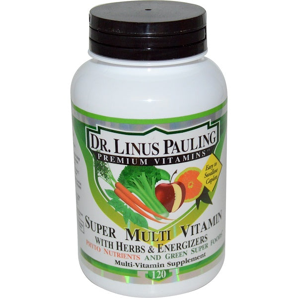 Irwin Naturals, Dr. Linus Pauling, Super Multi Vitamin with Herbs & Energizers, 120 Caplets