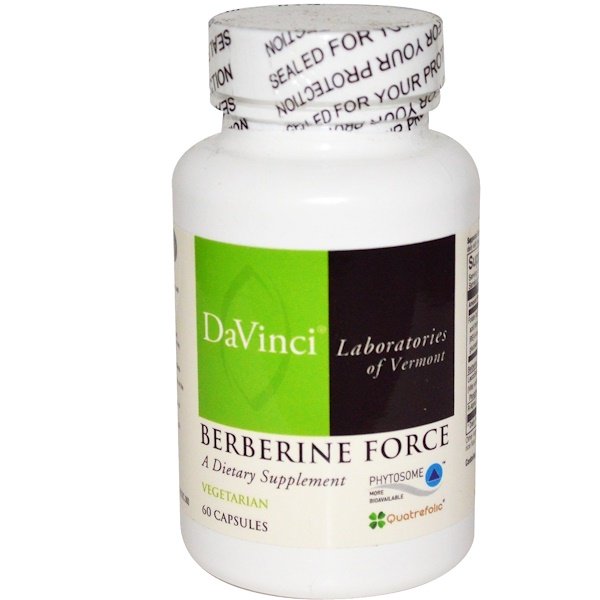 DaVinci Laboratories of Vermont, Berberine Force, 60 Capsules