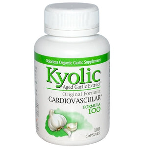 Kyolic, Aged Garlic Extract, Cardiovascular,, Original Formula, 100 Capsules