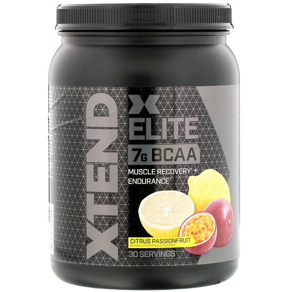 Scivation, Xtend Elite, 7G BCAA, Citrus PassionFruit, 1.19 lb (540 g)