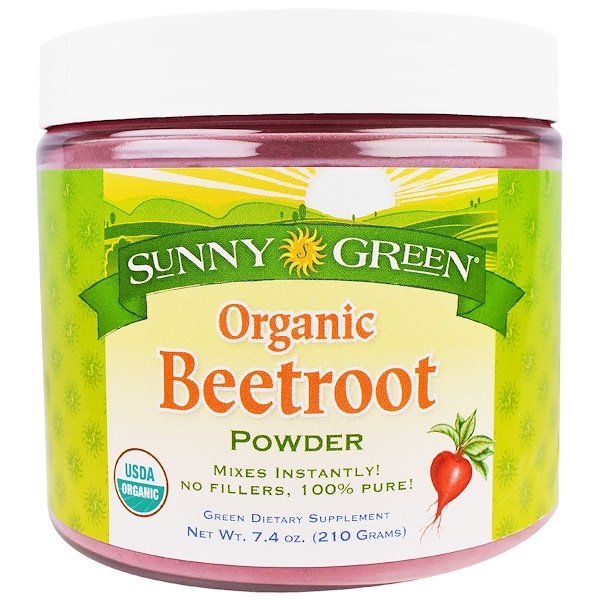 Sunny Green, Organic Beetroot Powder, 7.4 oz (210 g)