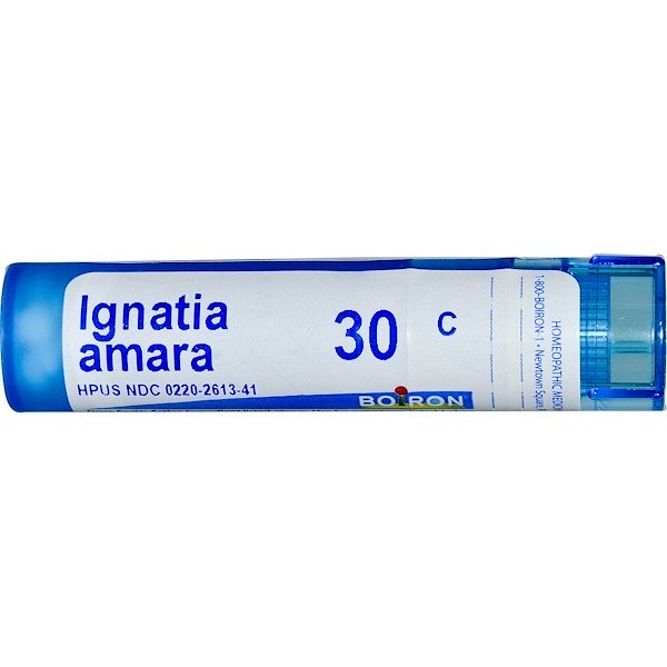 Boiron, Single Remedies, Ignatia Amara, 30C, Approx 80 Pellets