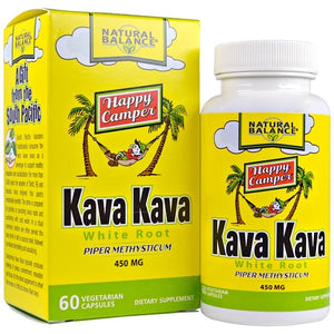 Natural Balance, Kava Kava White Root, 450 mg, 60 Vegetarian Capsules