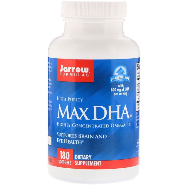 Jarrow Formulas, Max DHA, 180 Softgels