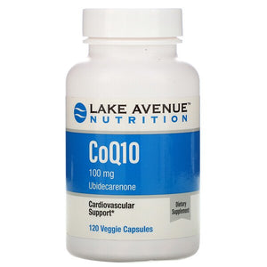 Lake Avenue Nutrition, CoQ10, USP Grade, 100 mg, 120 Veggie Capsules