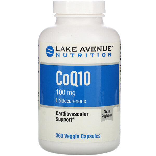 Lake Avenue Nutrition, CoQ10, USP Grade, 100 mg, 360 Veggie Capsules