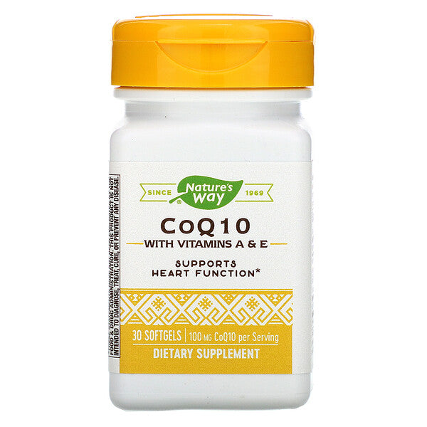 Nature's Way, CoQ10, 100 mg, 30 Softgels