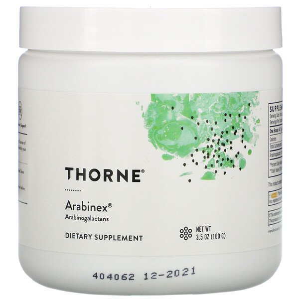 Thorne Research, Arabinex, 3.5 oz (100 g)