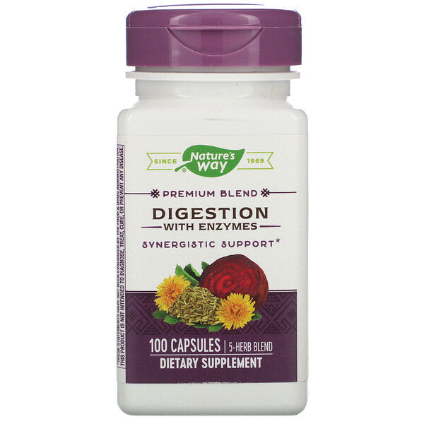 Nature's Way, Digestion with Enzymes, 100 Capsules